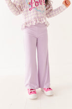 Load image into Gallery viewer, Lavender Luxe | RIB WIDE-LEG PANTS