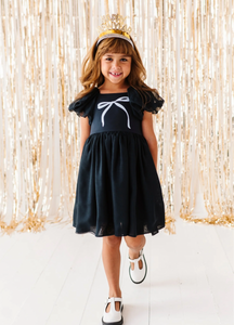 Black | Bow Party Dress