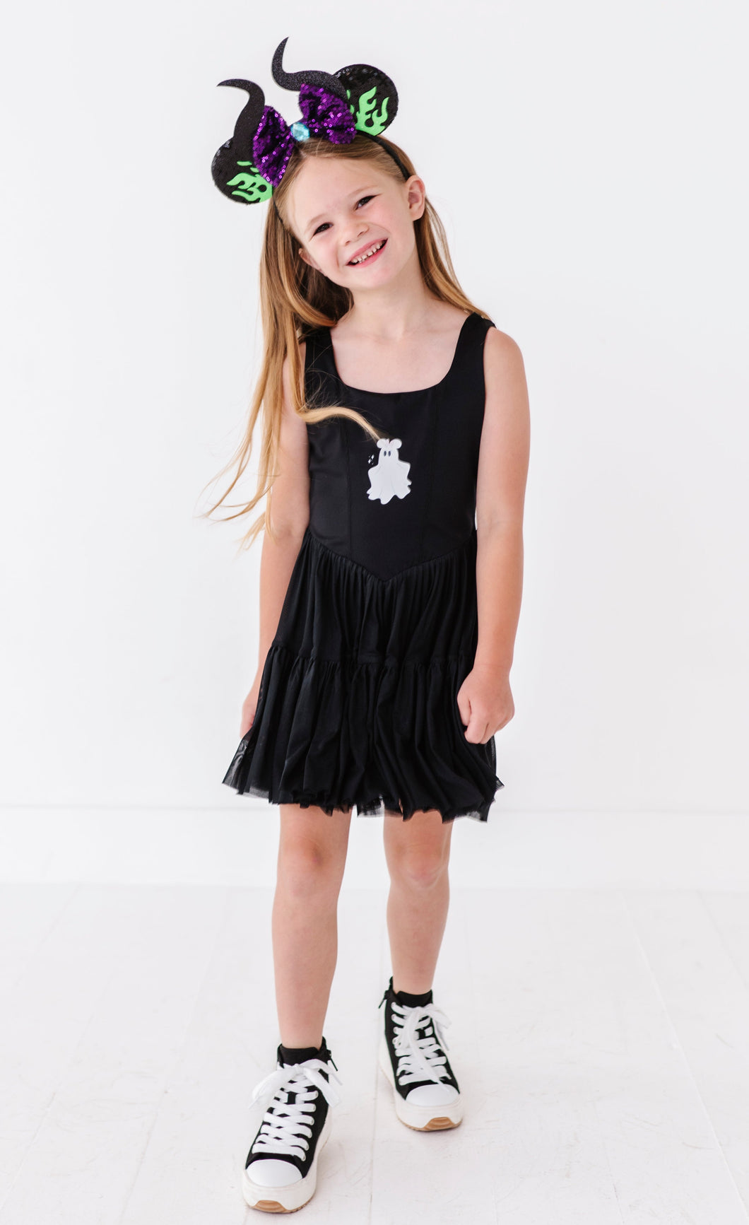Minnie Ghost BLACK | (KIDS) Mesh DRESS