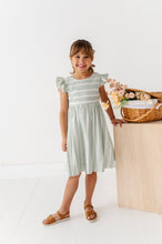 Load image into Gallery viewer, Mint Bay Stripes | TIE-BACK DRESS