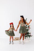 Load image into Gallery viewer, Holiday Snacks | (ADULT) Mesh GREEN DRESS
