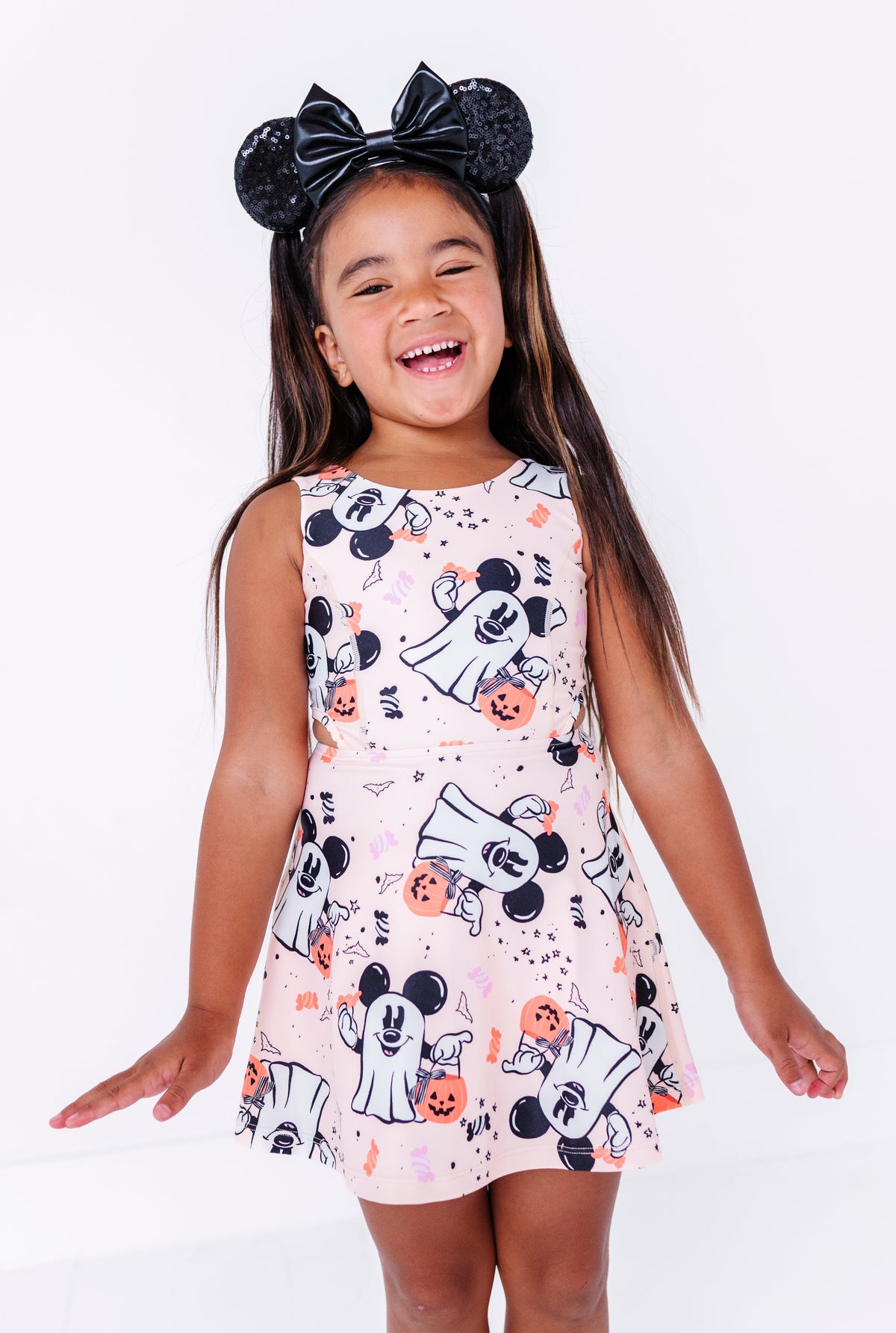 Trick-or-Treat Mickey Ghost | OPEN SIDE ACTIVE DRESS