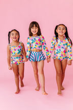 Sweet Strawberry | RASHGUARD SKIRTED 2-PIECE