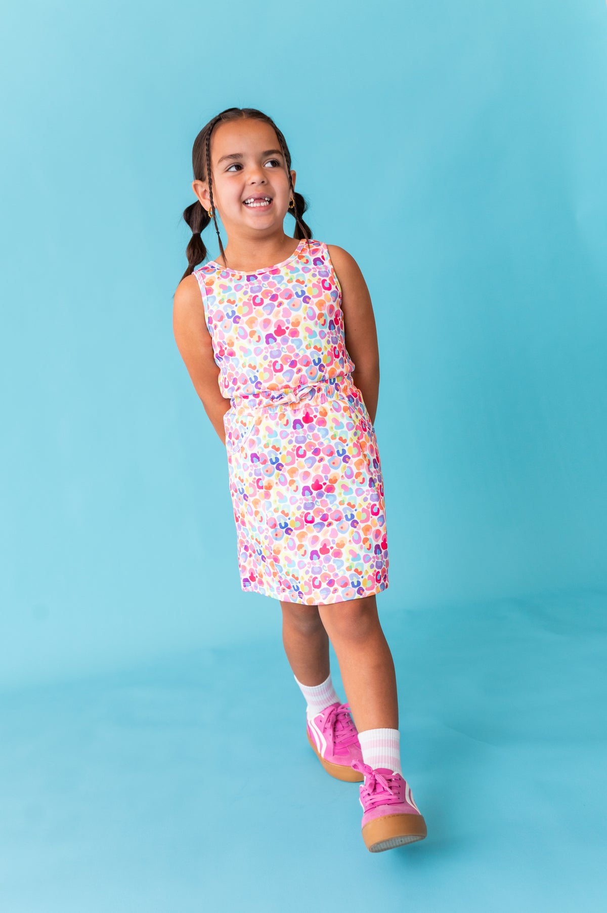 Sugarwave Leopard | Tennis Dress (with shorts!)