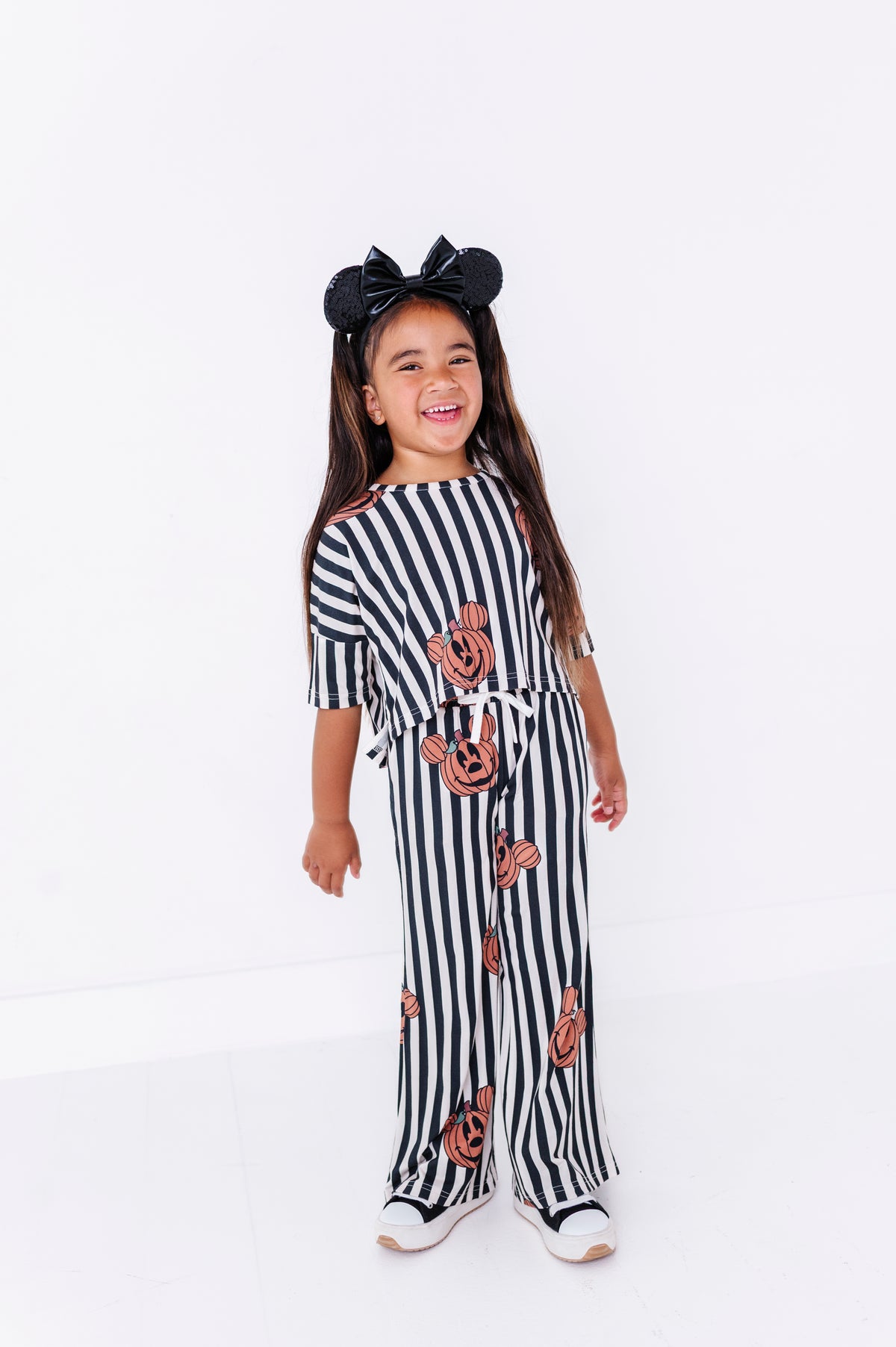Striped Mickey Pumpkin | BAMBOO PANT SET