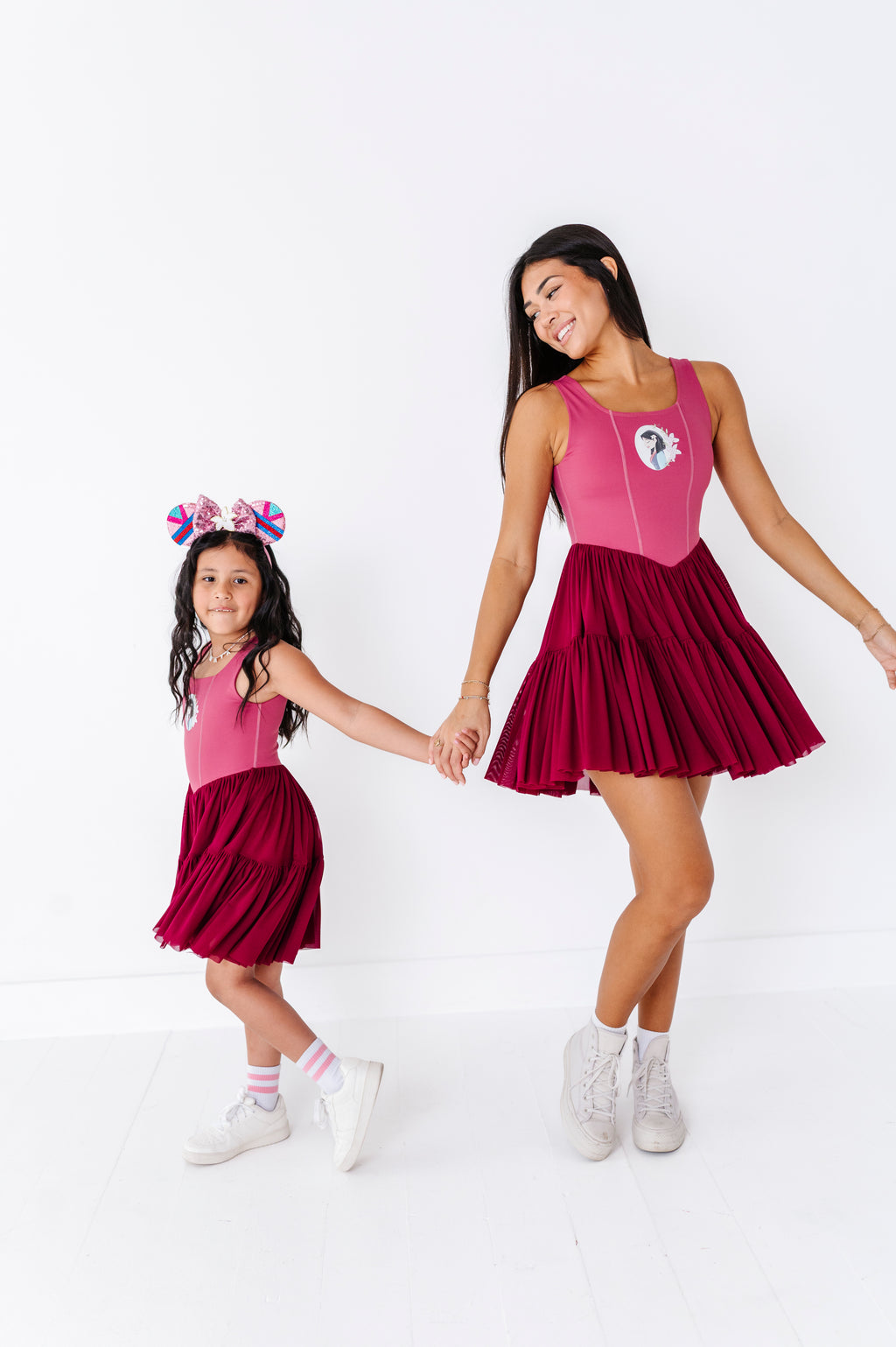 Mulan (KIDS) | Wine Mesh DRESS