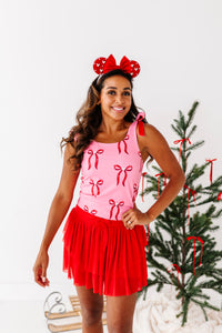 Holly Berry | (ADULT) Mesh Skort