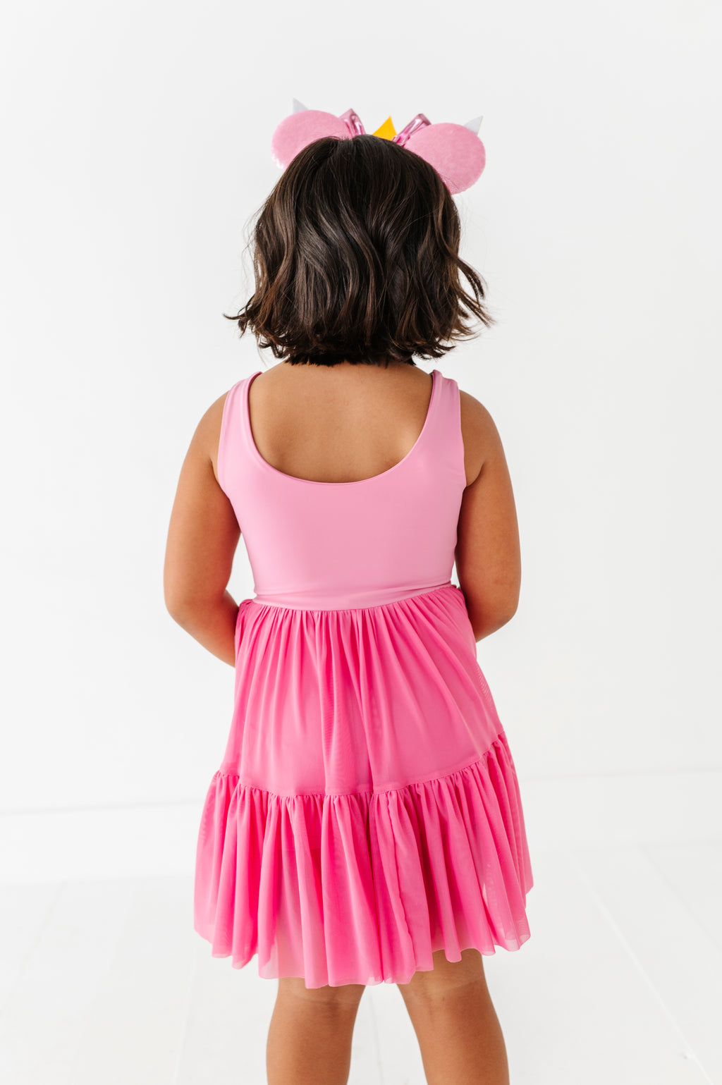 Aurora (KIDS) | Fuchia Mesh DRESS