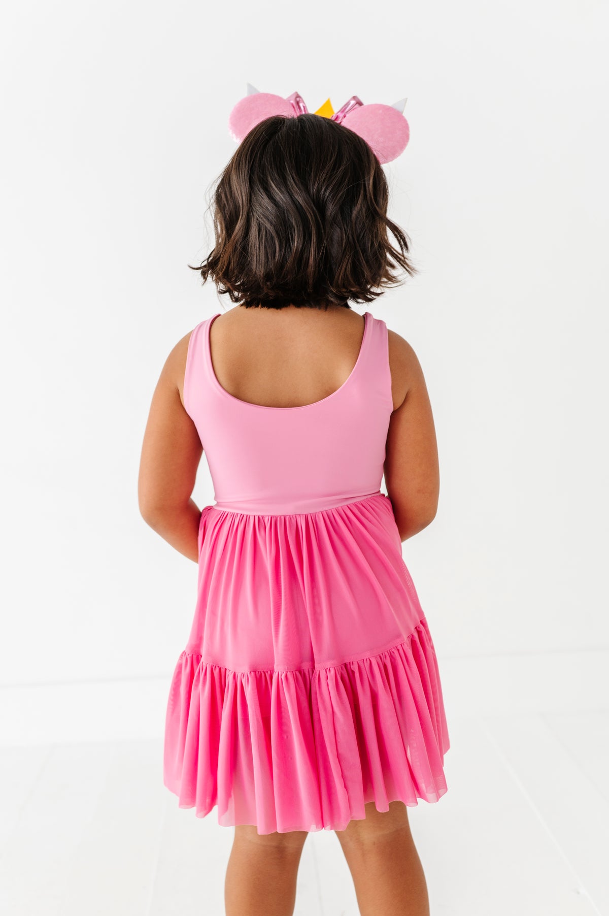 Aurora (KIDS) | Fuchia Mesh DRESS