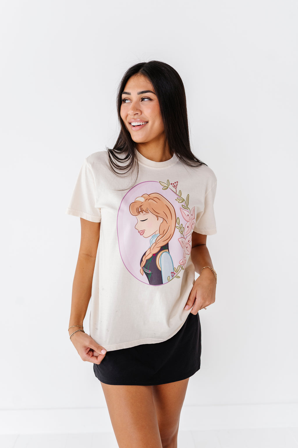 Ana | ADULT tee (CROP + FULL LENGTH HERE)
