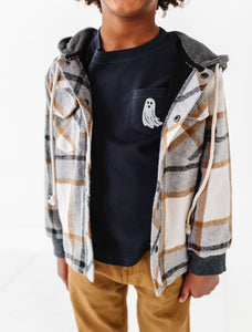 GREY | FLANNEL SHACKET