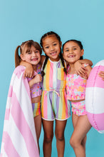 Load image into Gallery viewer, Sherbert Stripes | TERRY TANK ROMPER