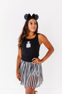 Minnie Ghost BLACK | ADULT TANK