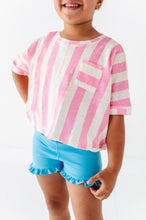 Load image into Gallery viewer, Cotton Candy Stripe | Boxy Crop