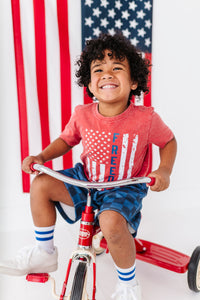 Freedom Flag | Red BOYS Tee