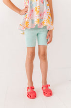 Load image into Gallery viewer, Mint | RIBBED BIKER SHORTS