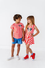 Load image into Gallery viewer, Mickey Pocket (RED Stripes) | KIDS TEE