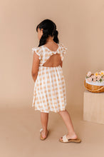 Load image into Gallery viewer, Honey Gingham | TIE-BACK DRESS