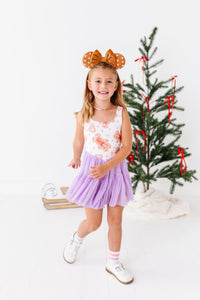Lavender Gingerbread | (KIDS) Mesh DRESS