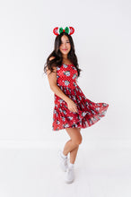 Load image into Gallery viewer, Minnie's Holly Check | ADULT Mesh Dress