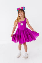 Load image into Gallery viewer, Ana (KIDS) | Raspberry Mesh DRESS