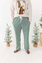 Load image into Gallery viewer, Green Stripes | MEN’S PJ Pants