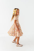 Autumn Posy | Collared Twirl Dress