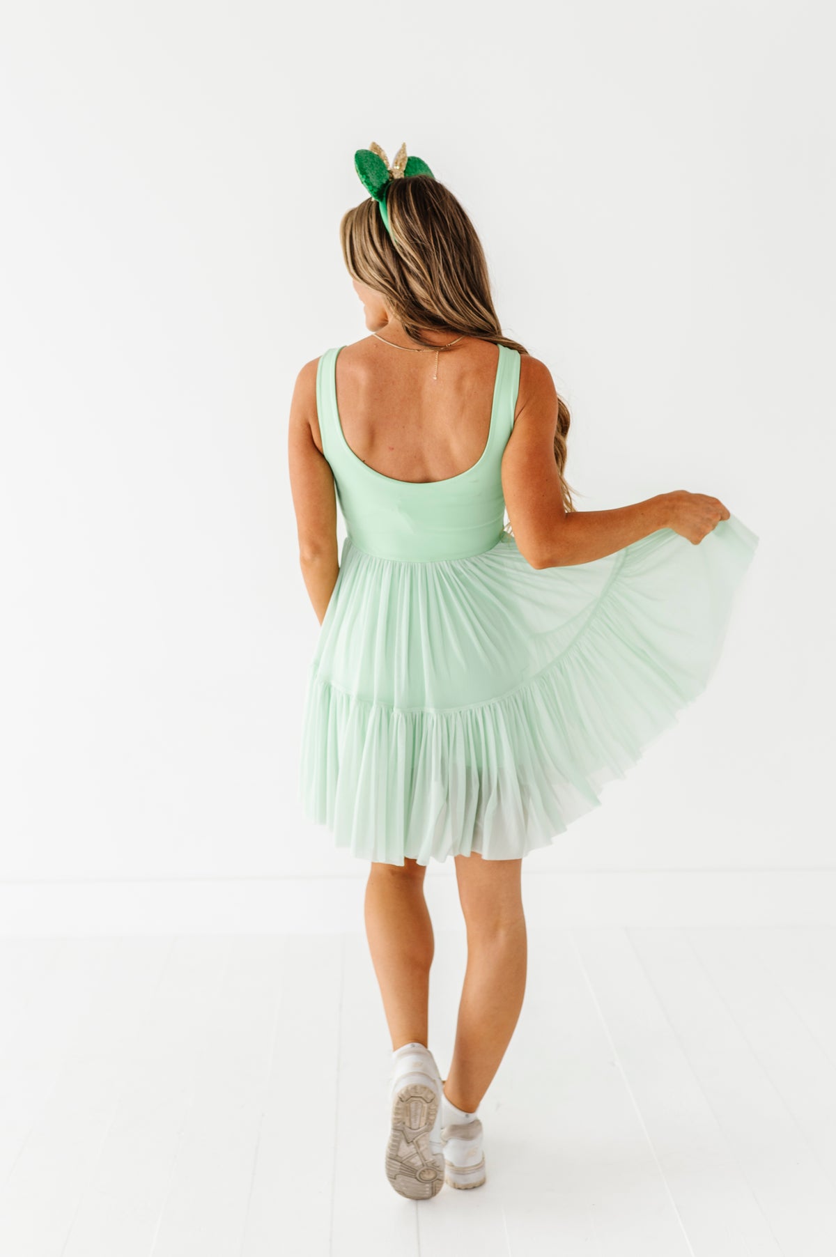 Tink (ADULT) | Lime Mesh DRESS
