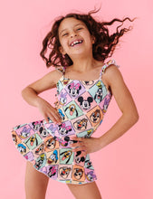 Load image into Gallery viewer, Retro Characters | TWO-PIECE Skirted Suit