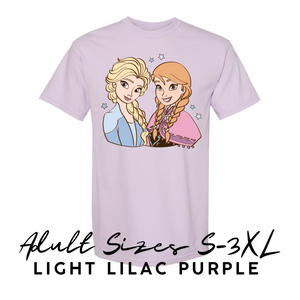 ICE SISTERS | LILAC KIDS TEE (*SHIPS EARLY-FEB)