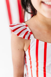 Spangled Stripes | Star Button TWO-PIECE