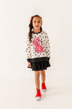 Load image into Gallery viewer, Leopard Hearts | Side Split Sweatshirt