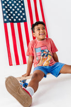 Load image into Gallery viewer, Hotdog | RED Boys Curve Hem Tee