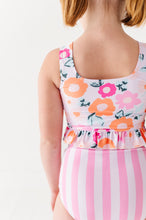 Load image into Gallery viewer, Poppy + Stripes: Ruffle TWO-PIECE Tankini