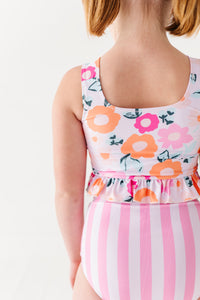 Poppy + Stripes: Ruffle TWO-PIECE Tankini