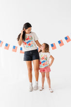 Load image into Gallery viewer, Floral USA | KIDS Cream Tee