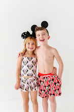 Load image into Gallery viewer, Purple Stripe Minnie | TWO-PIECE Skirted Suit