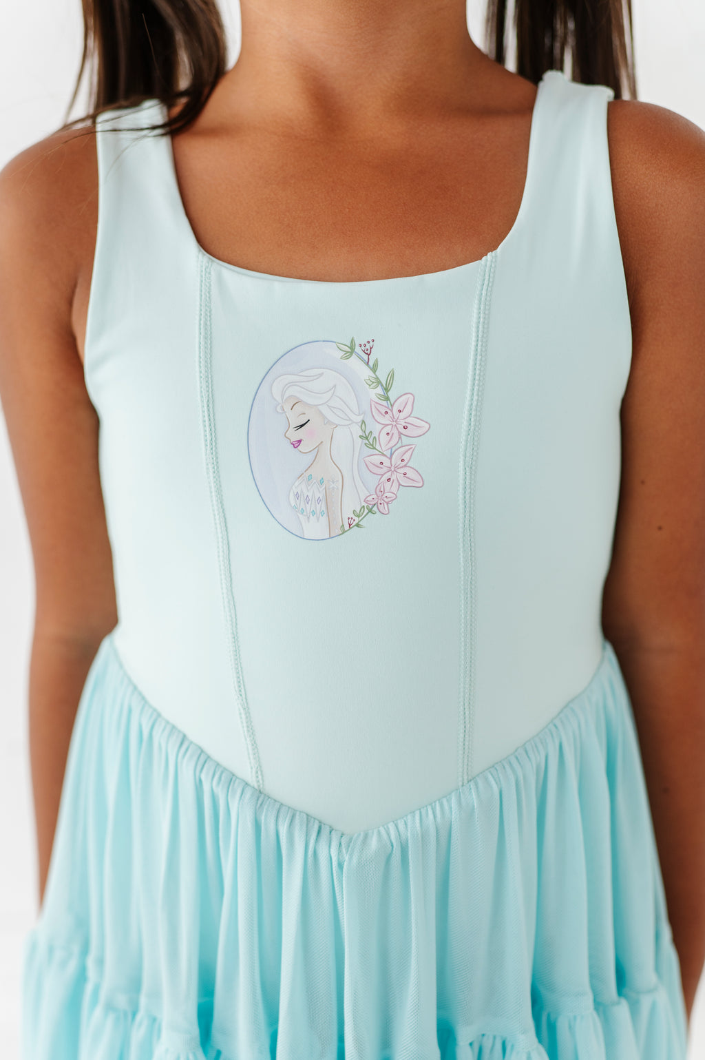 Elsa (ADULT) | Icy Blue Mesh DRESS