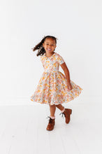 Load image into Gallery viewer, RETRO FLORAL | Collared Twirl Dress