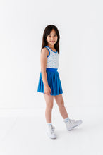 Load image into Gallery viewer, Blue Petite Floral | Retro Tank SET