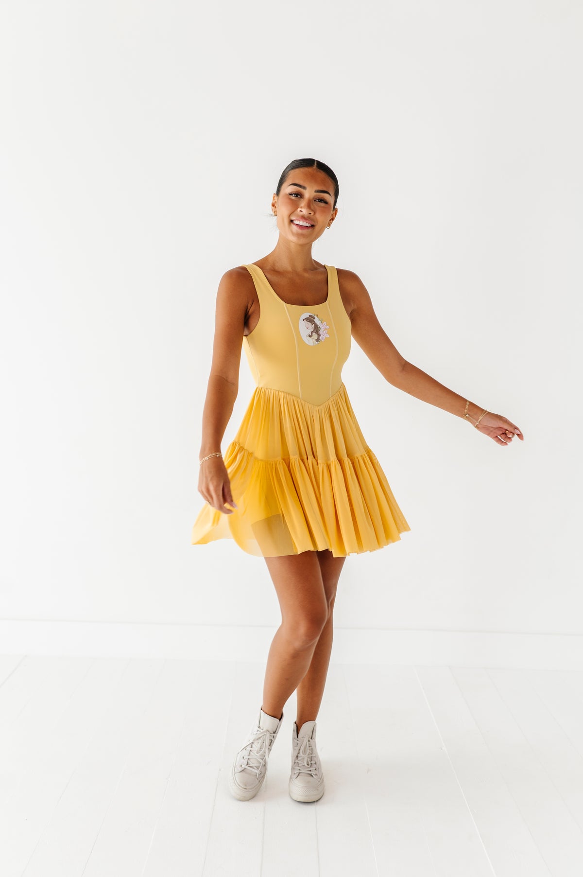 Belle (ADULT) | Buttercrem Mesh DRESS