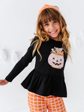 Load image into Gallery viewer, Trick-or-Treat Pumpkin | Peplum
