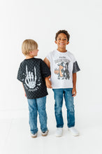 Load image into Gallery viewer, Stay Spooky Skelly | Checkered Boxy Tee
