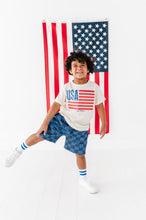 Load image into Gallery viewer, Dark Blue Check | BOYS Shorts