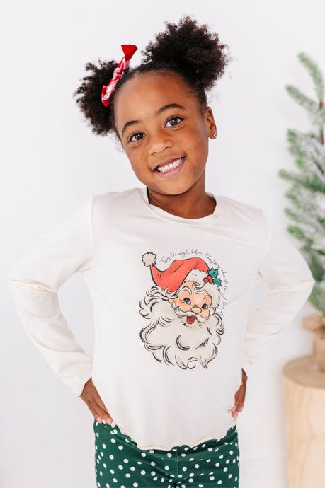 Jolly Santa | Bamboo Long Sleeve