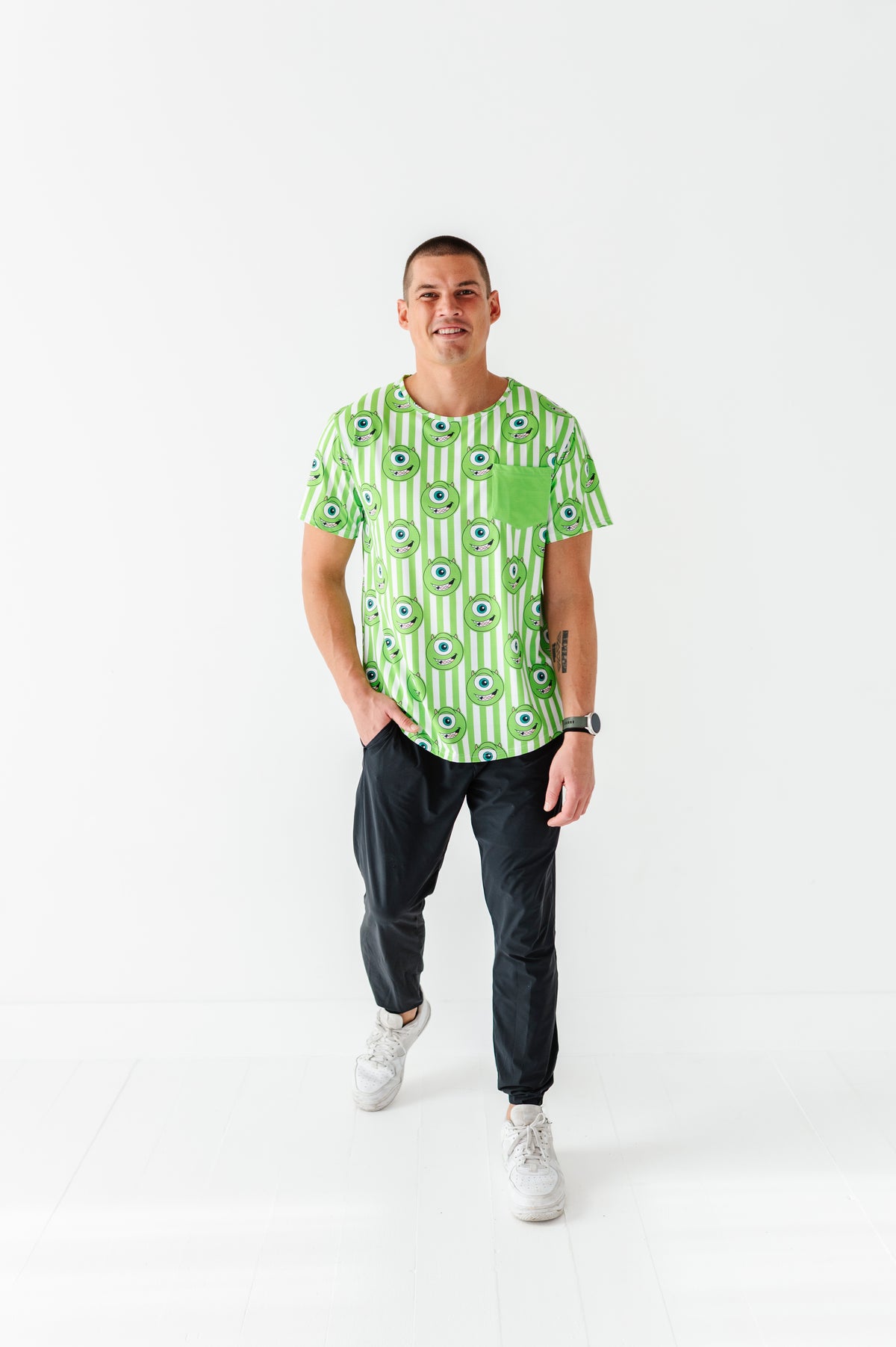 MONSTER MIKE Stripe (ADULT) | Athletic TEE