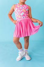 Load image into Gallery viewer, Hot Pink Girly Pop | Strappy Back Tank SET