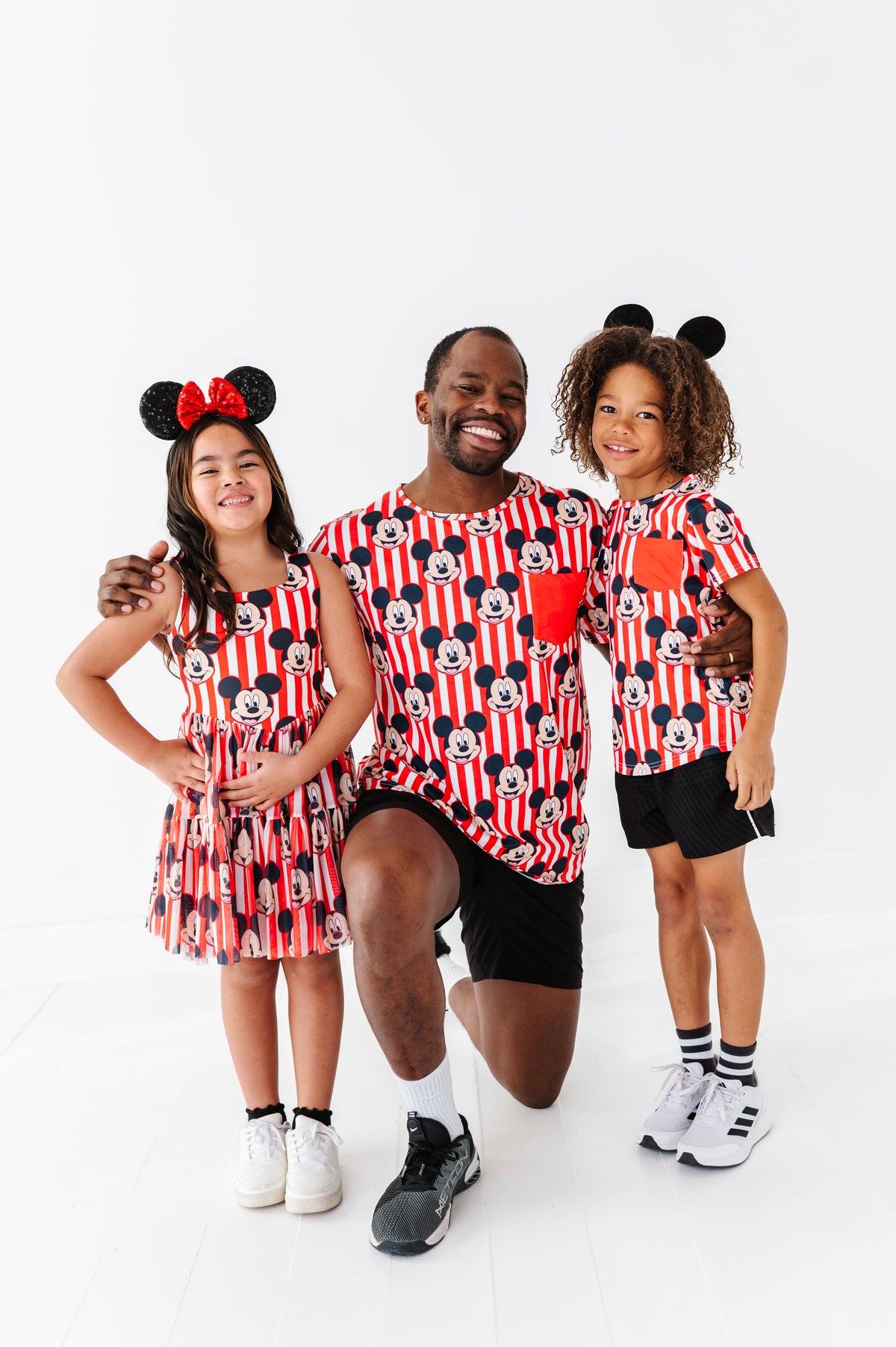 MICKEY Stripe (KIDS) | Mesh DRESS