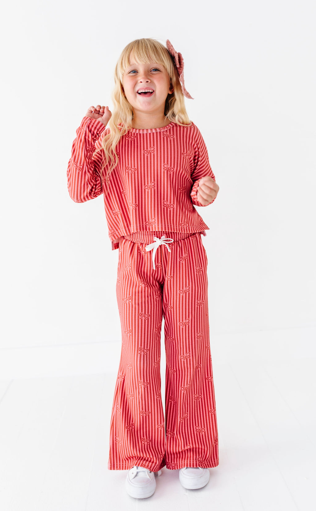 Sugarplum Bows | Ribbed 2-Piece Set