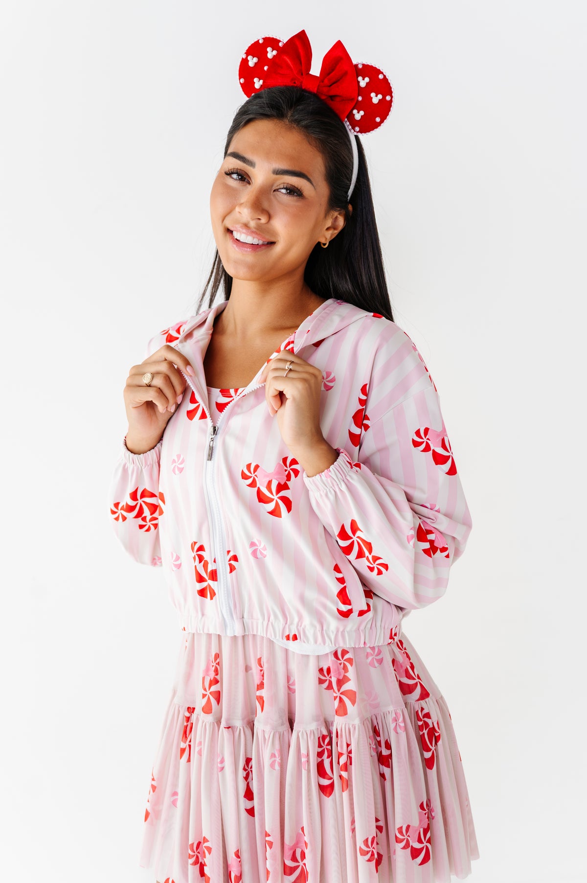 Peppermint Pixie | ADULT Cropped Hoodie